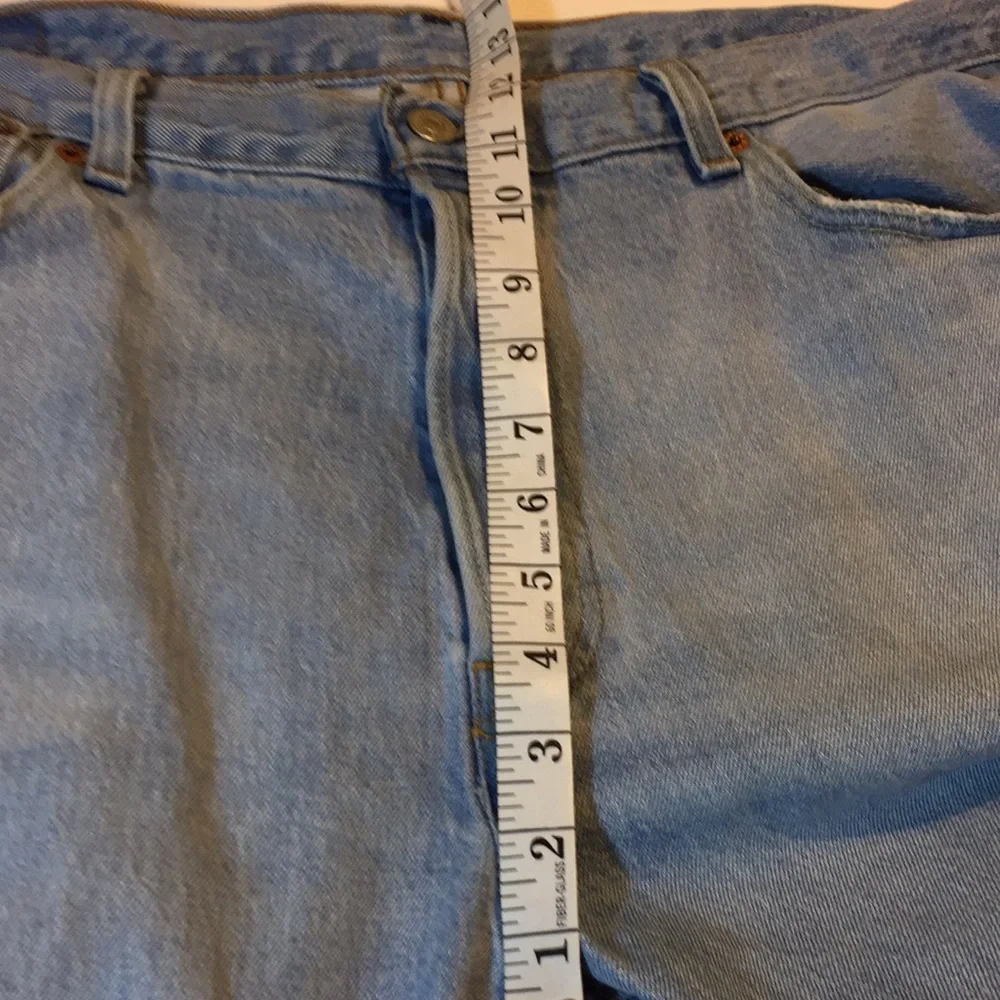 Levi’s 501 Button Fly Red Tab Straight Leg Jeans Broken In just right 36x30
